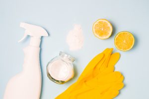 citron gants et produits d'entretien