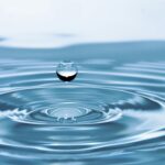 goute d'eau propre pour spa hygiene